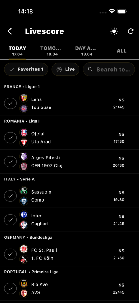 livescore